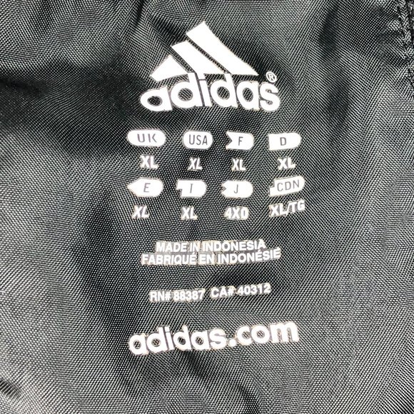adidas 3 Logo Stripe Comfy Wind Pants with Mesh Lining Outdoor Gym - Picture 6 of 13